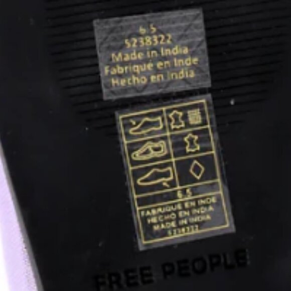 new Free People Mesh Mania Bow Flats 256 3T2 - Picture 9 of 9